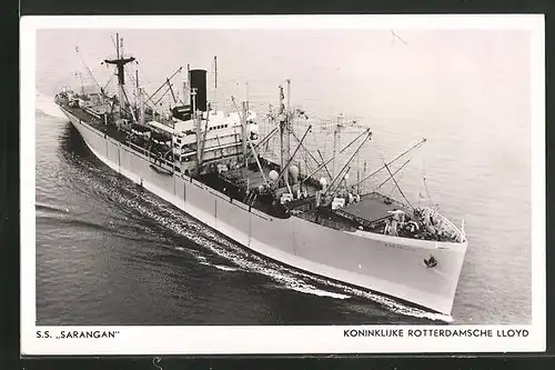 AK Handelsschiff S.S. Sarangan in Fahrt