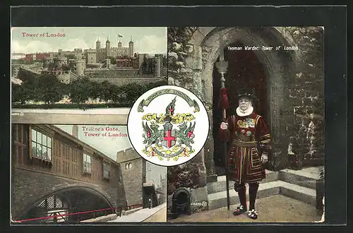 AK London, Tower of London, Traitor`s Gate, Yeoman Warder