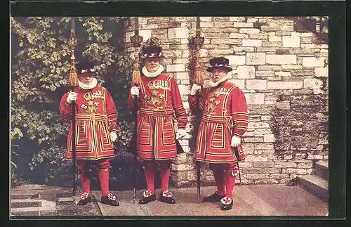 AK London, Tower of London, Group of Yeoman Warders