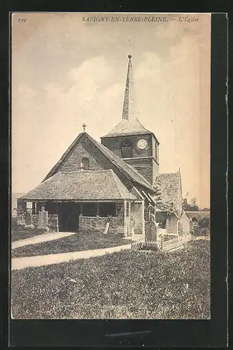 AK Savigny-en-Terre-Pleine, L`Eglise