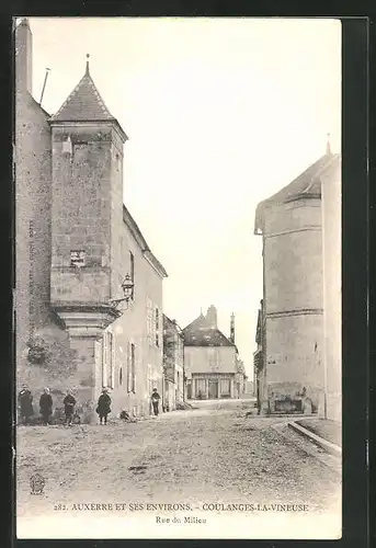 AK Coulanges-la-Vineuse, Rue du Milieu