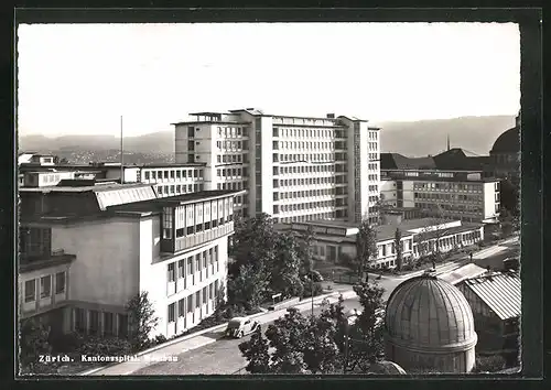 AK Zürich, Kantonsspital, Westbau