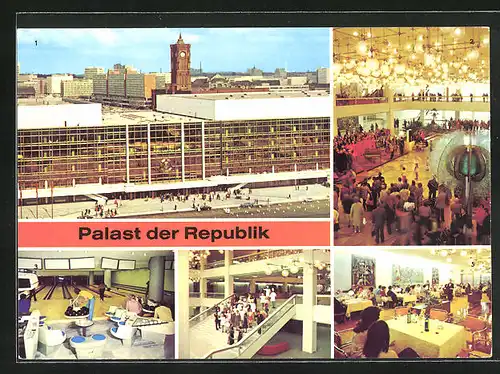 AK Berlin, Palast der Republik, Spreerestaurant, Spreebowling