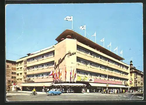 AK Mannheim, Kaufhaus Hansa am Paradeplatz