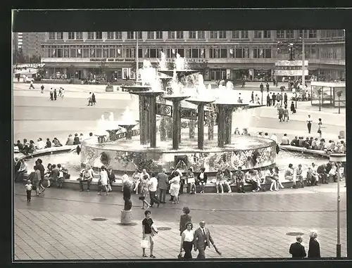 AK Berlin, Brunnen am Alexanderplatz
