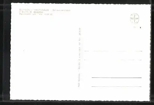 AK Berlin-Steglitz, Sophien-Krankenhaus, Schwesternheim, Paulsenstr. 5-6