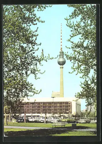 AK Berlin, Palast der Republik und Fernsehturm