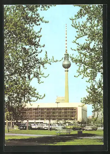 AK Berlin, Palast der Republik und Fernsehturm