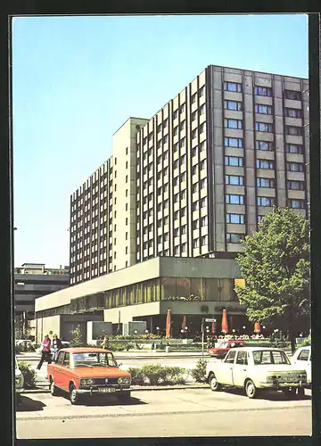 AK Berlin, Blick zum Hotel Metropol