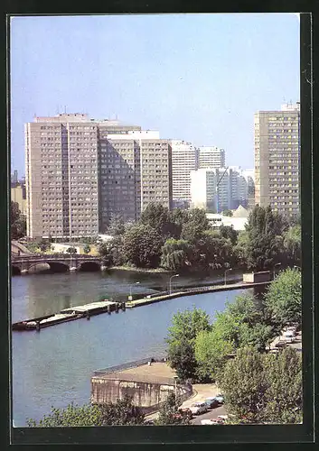 AK Berlin, Blick zur Fischerinsel