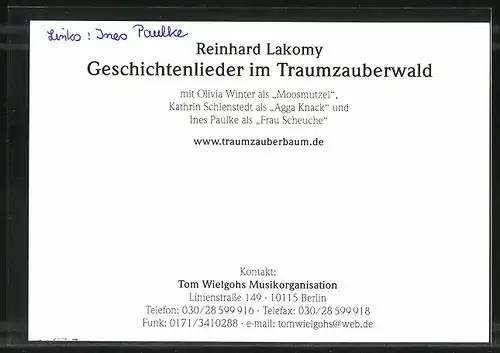 AK Musiker Reinhard Lakomy mit freundlichem Lächeln, Autograph