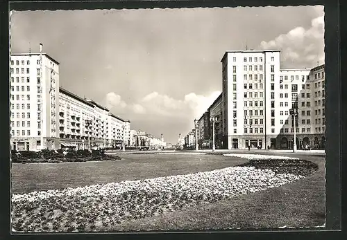 AK Berlin, Stalinallee (Frankfurter Allee)