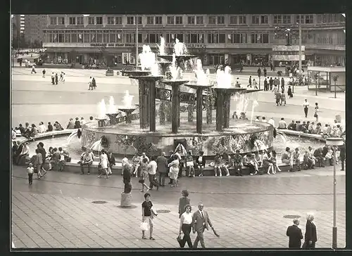 AK Berlin, Brunnen am Alexanderplatz