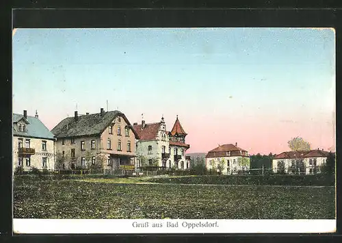 AK Bad Oppelsdorf, Ortspartie