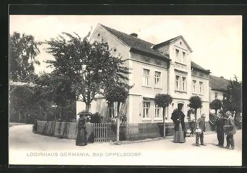 AK Bad Oppelsdorf, Hotel Germania