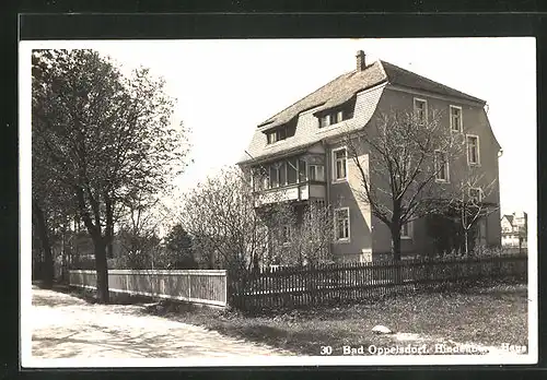 AK Bad Oppelsdorf, Hindenburg Haus