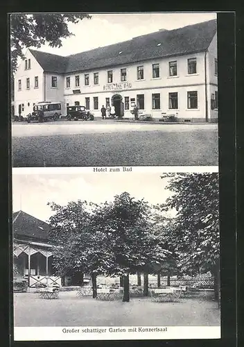 AK Bad Oppelsdorf, Hotel zum Bad, Bes. Josef Schröter