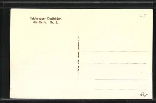 AK Reichenau, Blick in den Ort