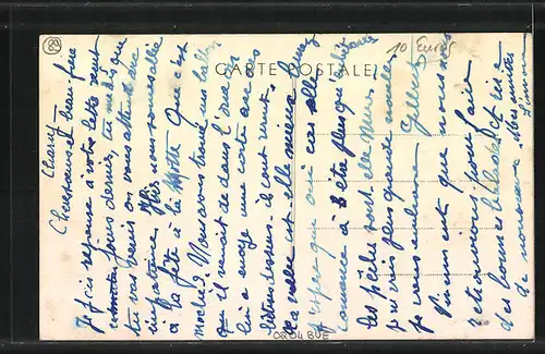 AK Charny, Le Chateau, coté Ouest