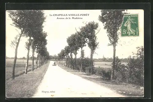 AK La Chapelle-Vieille-Foret, Avenue de la Madeleine