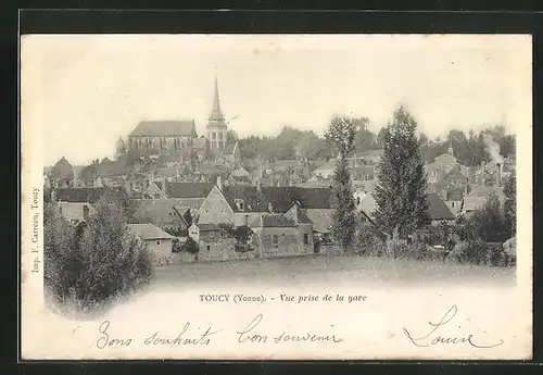 AK Toucy, Vue prise de la gare