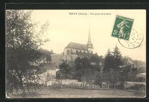AK Toucy, Vue prise de la Gare