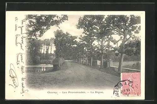 AK Charny, Les Promenades, La Digue