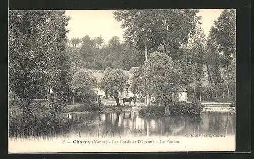 AK Charny, Les Bords de l`Ouanne, Le Foulon