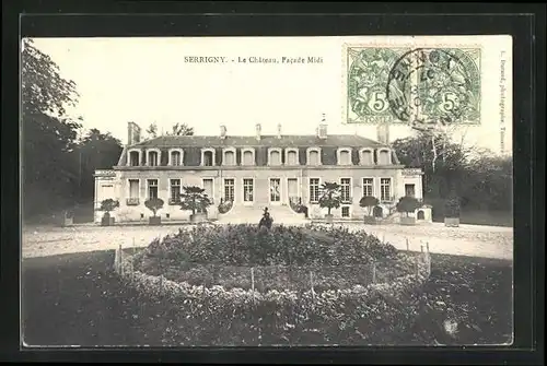 AK Serrigny, Le Château, Facade Midi