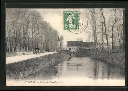 AK Auxerre, Écluse de Preuilly