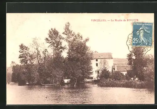 AK Vincelles, Le Moulin de Rivotte