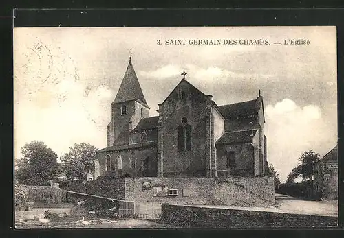 AK Saint-Germain-des-Champs, L`Eglise