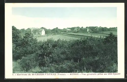 AK St-Léger-Vauban, Ruère, Vue générale prise au téléobjectif