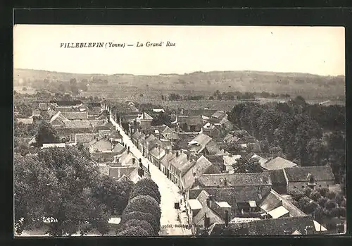 AK Villeblevin, Le Grand` Rue