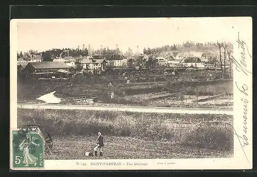 AK Saint-Fargeau, Vue Générale