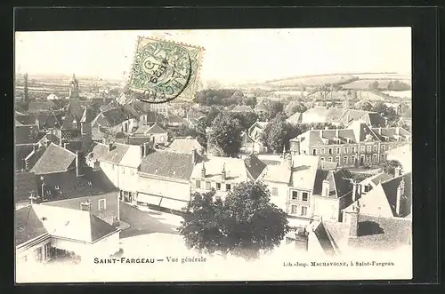 AK Saint-Fargeau, Vue générale