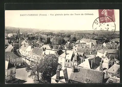 AK Saint-Fargeau, Vue générale