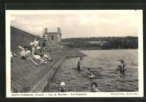 AK Saint-Fargeau, Lac de Bourdon - Les Baigneurs