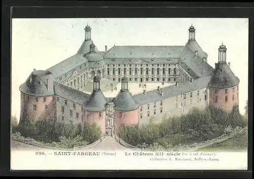 AK Saint-Fargeau, Le Château XIIe siècle