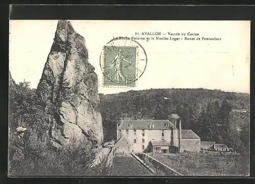 AK Avallon, Vallée du Cousin, Le Moulin Leger