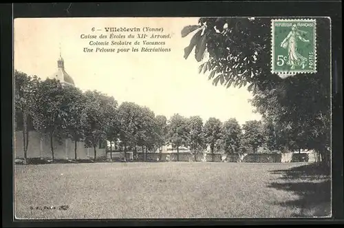 AK Villeblevin, Vue générale