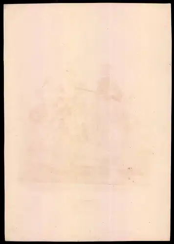 Lithographie Königreich Hannover, Garde Jäger, Altkolorierte Lithographie aus Eckert und Monten um 1840, 37 x 26cm
