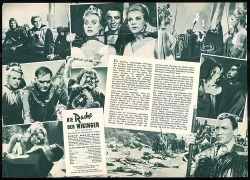 Filmprogramm IFB Nr. 6825, Die Rache der Wikinger, Cameron Mitchell, Folco Lulli, Emzo Doria, Regie Mario Bava