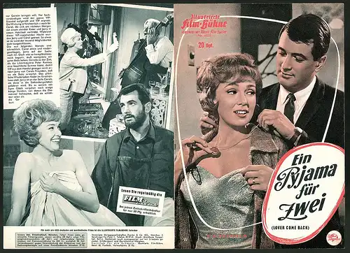 Filmprogramm IFB Nr. 6020, Ein Pyjama für Zwei, Rock Hudson, Doris Day, Tony Randall, Regie Delbert Mann