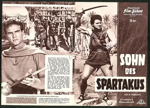 Filmprogramm IFB Nr. 6449, Sohn des Spartakus, Steve Reeves, Jacques Sernas, Regie Sergio Corbucci