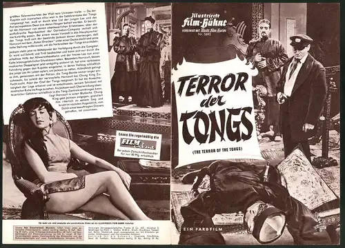 Filmprogramm IFB Nr. 5693, Terror der Tongs, Geoffrey Toone, Brian Worth, Tom Gill, Regie Anthony Bushell