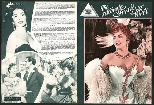 Filmprogramm DNF nr. 3185, Die schönste Frau der Welt, Gina Lollobrigida, Robert Alda, Regie Robert Z. Leonard