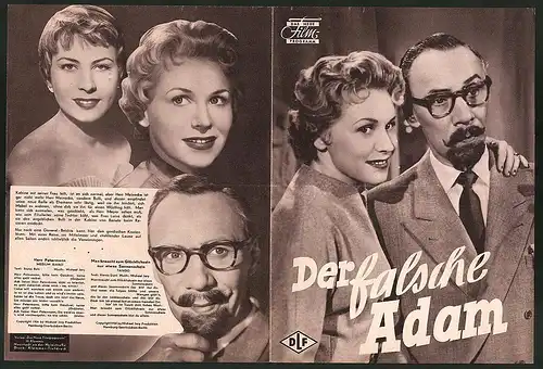 Filmprogramm DNF, Der falsche Adam, Rudolf Platte, Oskar Sima, Doris Kirchner, Regie Geza von Czifffra