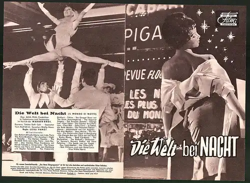 Filmprogramm DNF, Die Welt bei Nacht, Ballett Alfredo Alaria vom Lido, The Amin Brothers, Regie: Luigi Vanzi