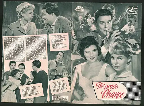 Filmprogramm DNF, Die grosse Chance, Freddy Quinn, Walter Giller, Regie: Hans Quest